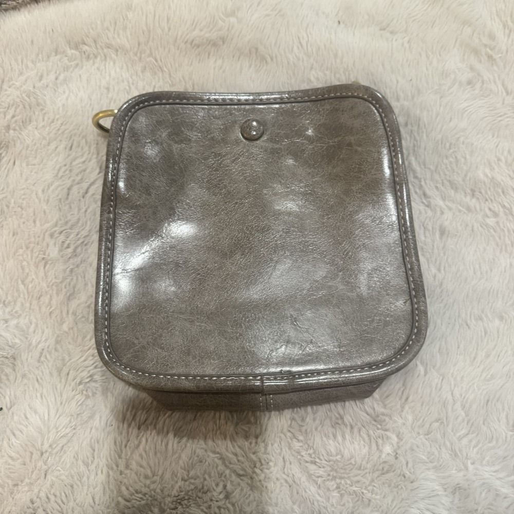 Anthropologie Vegan Gray Crossbody Bag Missing Strap